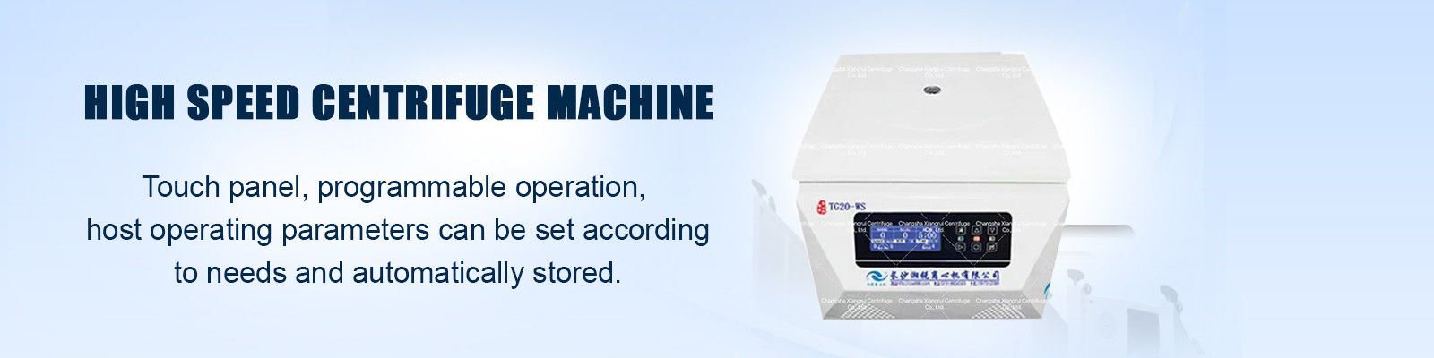 Laboratorium centrifugeermachine